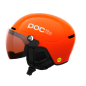 Preview: Poc POCITO OBEX VISOR (fluorescent orange/sunny light orange)-Skihelm