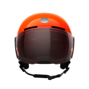 Preview: Poc POCITO OBEX VISOR (fluorescent orange/sunny light orange)-Skihelm