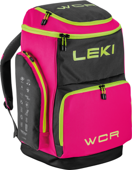 Leki Skiboot Bag WCR 85L Skischuh-Rucksack (neon-pink/black/neonyellow)