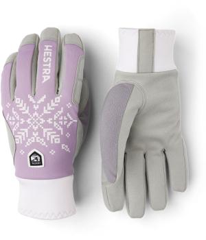 Hestra WOMEN´S XC PRIMALOFT (purple/print) - Langlaufhandschuhe