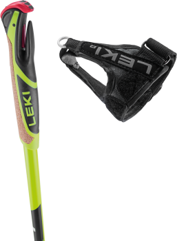 Preview: Leki CC 450 (yellow/black/white) 24/25-Langlaufstöcke