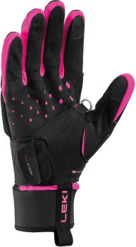 Preview: Leki HRC Race Shark (black/pink)-Langlaufhandschuhe