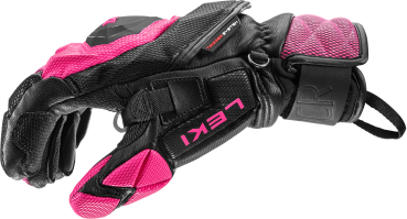Preview: Leki WCR Venom SL 3D (black/pink)-Skihandschuhe