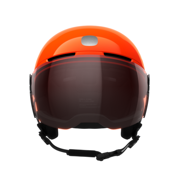 Poc POCITO OBEX VISOR (fluorescent orange/sunny light orange)-Skihelm