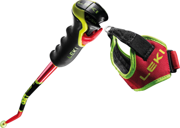 Leki WCR GS Carbon 3D (red/black/neonyellow)  25/26-Skistöcke
