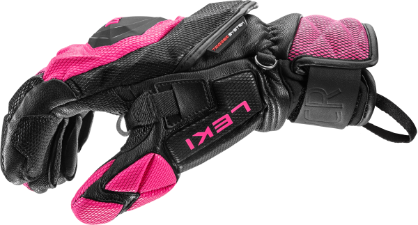 Leki WCR Venom SL 3D (black/pink)-Skihandschuhe