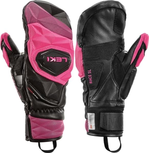 Leki WCR Venom SL 3D Mitt (black/pink)-Skihandschuhe
